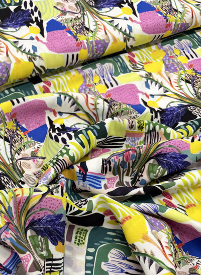 abstract landschap - viscose