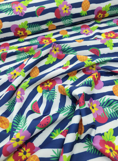 Madeline Fruit and flowers UV resistant factor 50 - swimsuit fabric - swimwear
