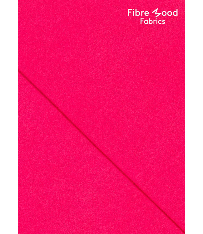 Fibremood Elvira - donker fuchsia - stonewashed poplin katoen