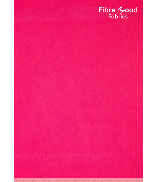 Fibremood Elvira - donker fuchsia - stonewashed poplin katoen