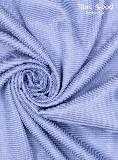 Fibremood Hallie - blauw - shiny stripes - viscose