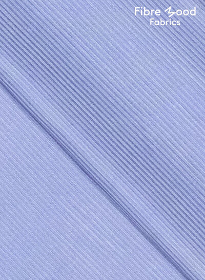 Fibremood Hallie - blauw - shiny stripes - viscose