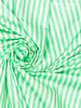 Fibremood Christine - green striped poplin cotton