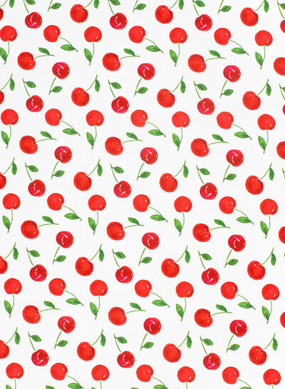 cherries - canvas