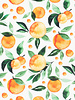 oranges - canvas