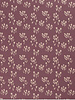 Madeline purple flowers - linen look canvas
