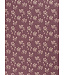 Madeline paars bloemen - linnen look canvas