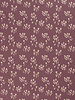 Madeline purple flowers - linen look canvas
