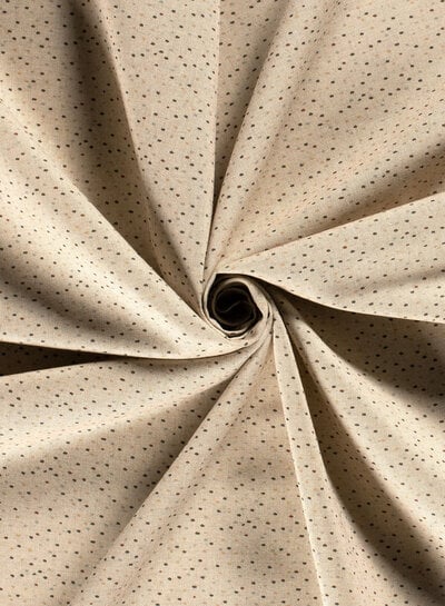 Madeline dots - linen look canvas