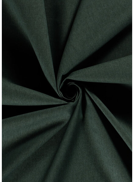Madeline dark green - linen look canvas