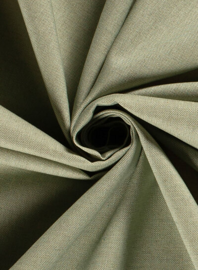 Madeline olijfgroen  - linnen look canvas