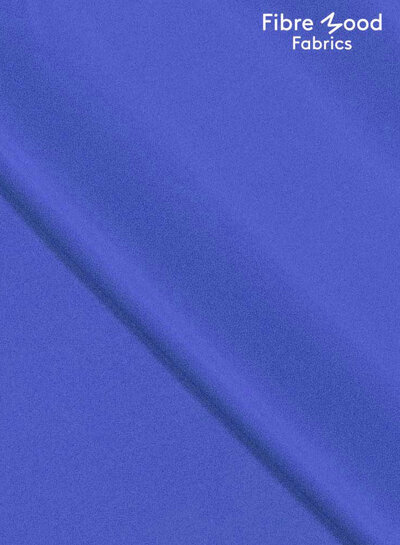 Fibremood Gedda - cobalt - viscose satin light stretch