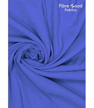 Fibremood Gedda - kobalt - viscose satijn lichte stretch