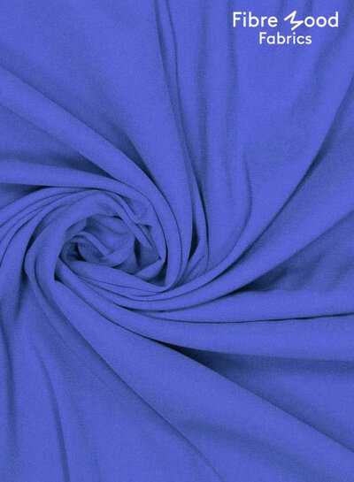 Fibremood Gedda - cobalt - viscose satin light stretch