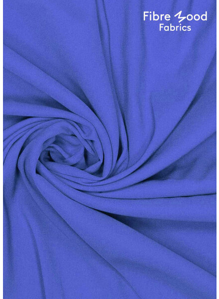 Fibremood Gedda - cobalt - viscose satin light stretch