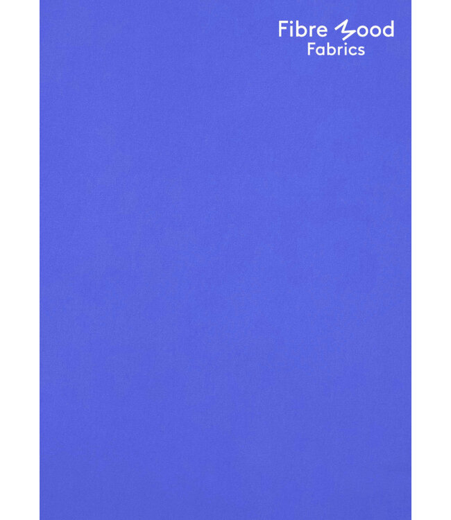 Fibremood Gedda - kobalt - viscose satijn lichte stretch