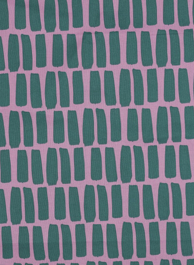 coated cotton - stripes petrol