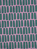 coated cotton - stripes petrol