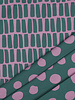 coated cotton - dots petrol