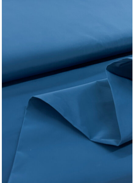 Madeline petrol trench coat fabric