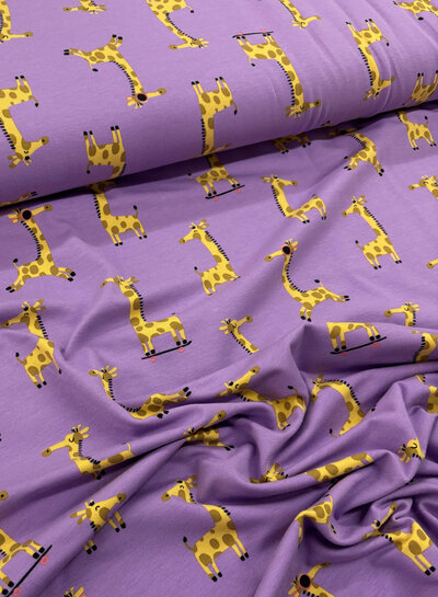 purple giraffes - jersey