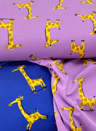 purple giraffes - jersey