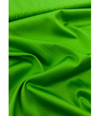 M. grass green - supple satin cotton