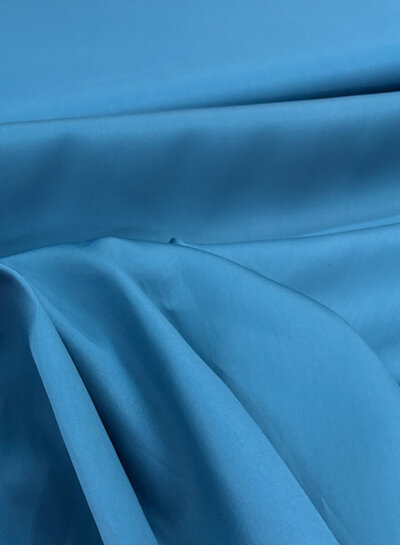 petrol - soepele satijn katoen