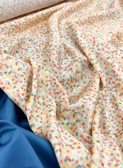 petrol - soepele satijn katoen