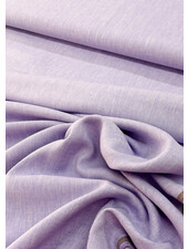 M. lilac - linen cotton blend herringbone pattern