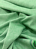 M. green - linen cotton blend herringbone pattern