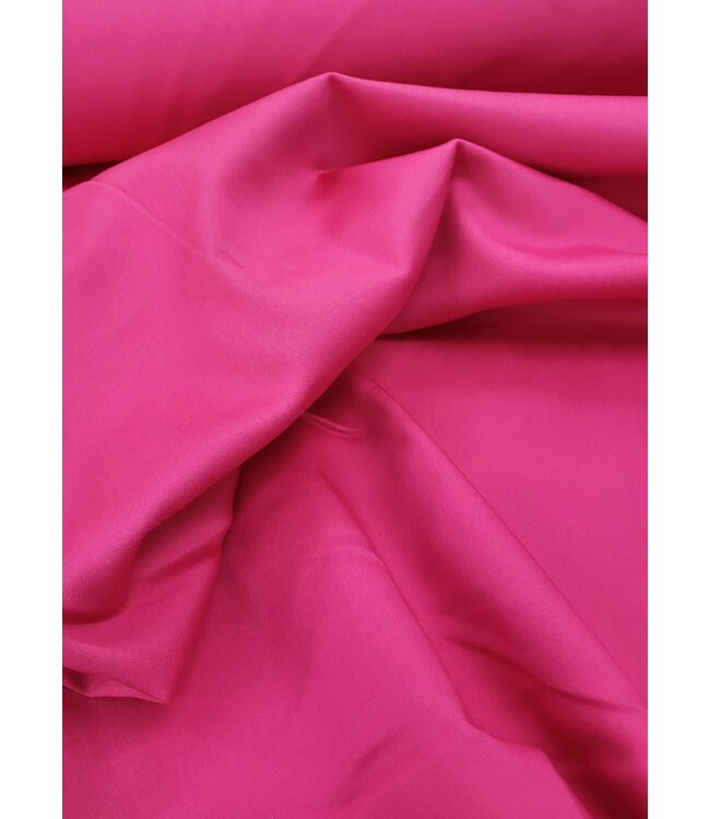 Denim heel rekbaar - Helder Fuchsia- ook ideaal voor joggingbroeken
