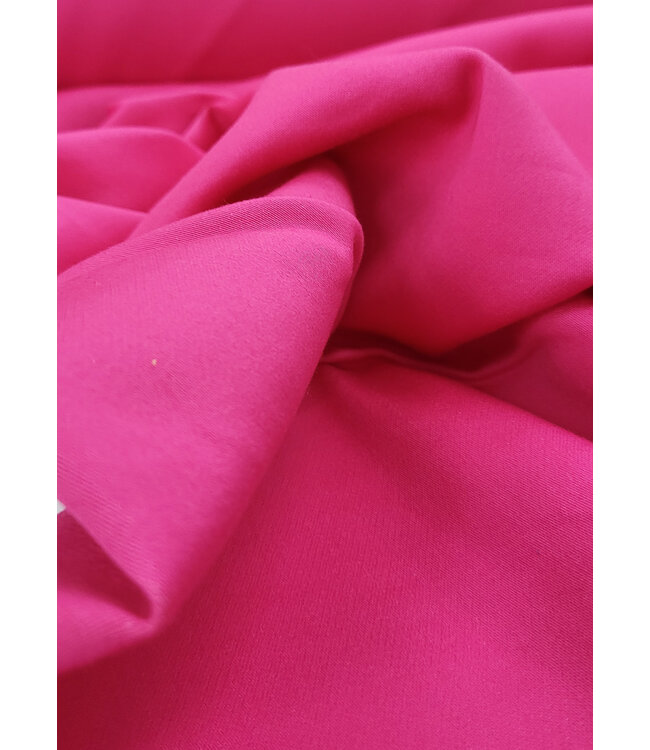 Denim heel rekbaar - Helder Fuchsia- ook ideaal voor joggingbroeken