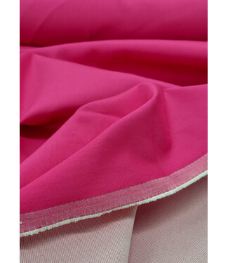 Denim heel rekbaar - Helder Fuchsia- ook ideaal voor joggingbroeken