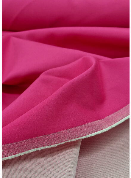 Denim very stretchy - Bright Fuchsia - also ideal for sweatpants