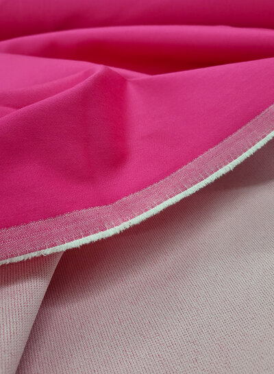 Denim very stretchy - Bright Fuchsia - also ideal for sweatpants