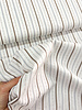 deadstock ecru cotton with woven stripes - very nice shirt quality