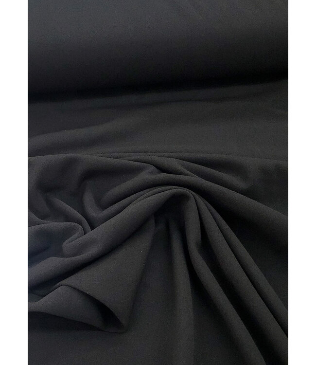 zwarte scuba crepe
