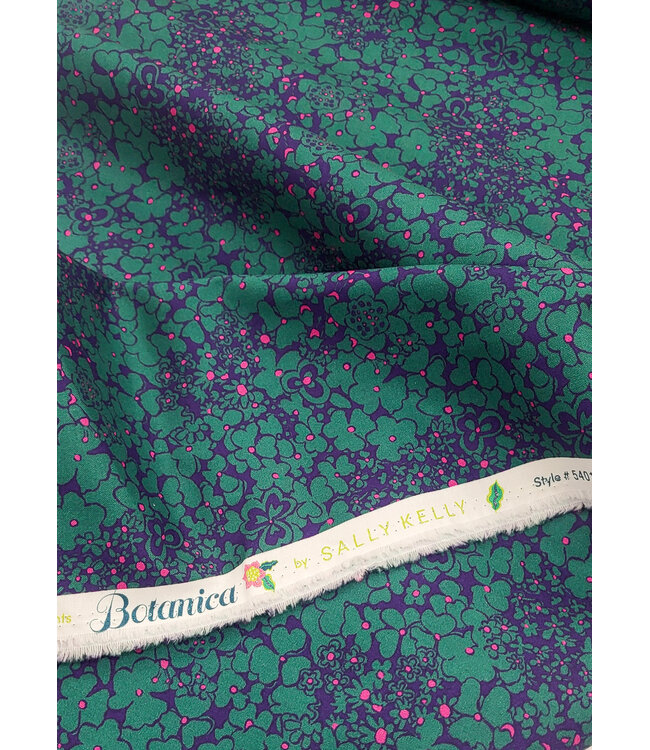 Windham Fabrics periwinkle - katoen - botanica