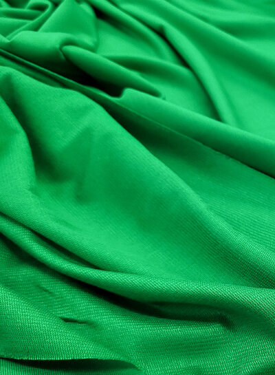 grass green - bamboo french terry