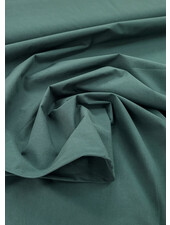 petrol green - stonewashed poplin cotton