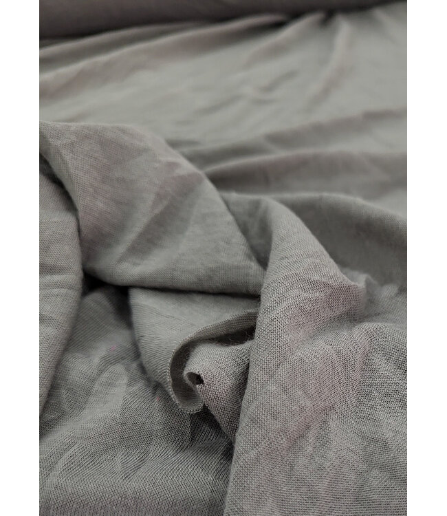 deadstock licht khaki viscose tricot - perfect te combineren met onze khaki circles mirage mesh