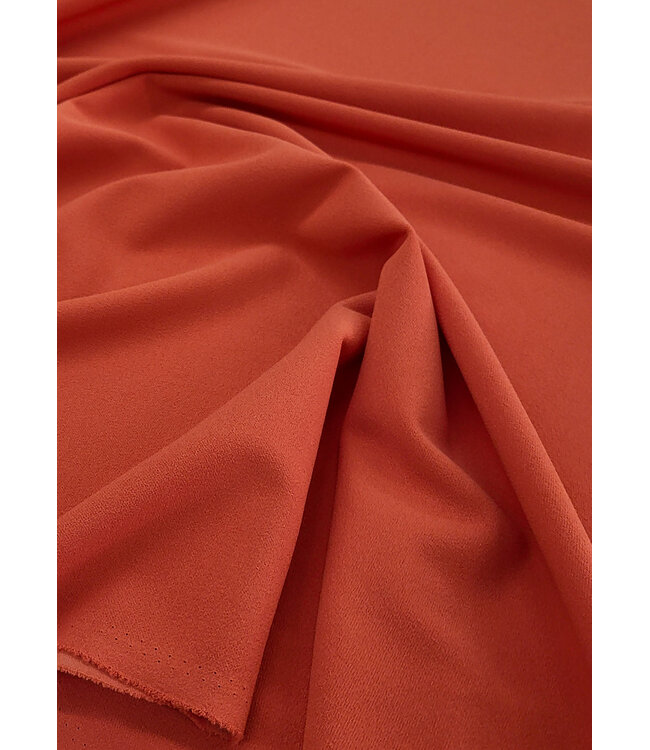 deadstock Hermès oranje - scuba crêpe
