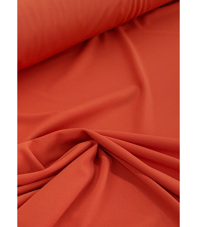 deadstock Hermès oranje - scuba crêpe