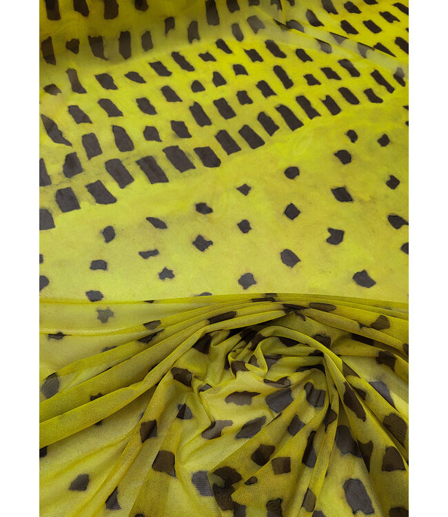 deadstock piece of chocolat - prachtige mesh - ideaal voor lingerie en kleding