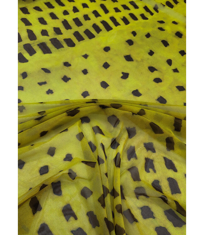 deadstock piece of chocolat - prachtige mesh - ideaal voor lingerie en kleding