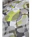 deadstock khaki circles mirage - prachtige mesh - ideaal voor lingerie en kleding
