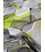 deadstock khaki circles mirage - prachtige mesh - ideaal voor lingerie en kleding