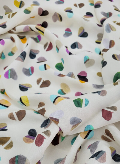 deadstock hearts all over - prachtige viscose