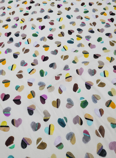 deadstock hearts all over - prachtige viscose